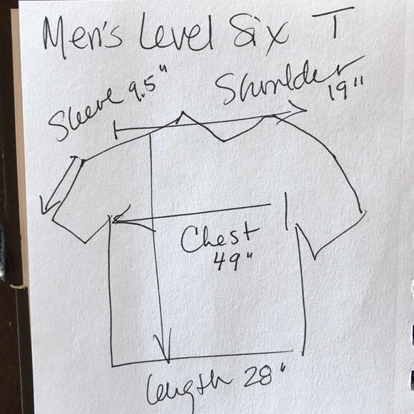 Level Six Rash Guard Sun Swim Shirt Deep Orange XL - Picture 6 of 6